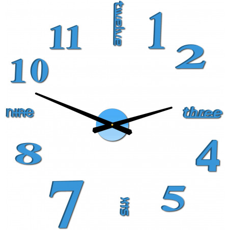 Modern falióra hét 2D-s plexi tükör