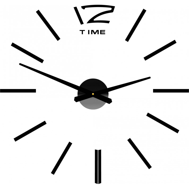 Nagy öntapadós falióra OMEGA. Plexiüveg XMOMO