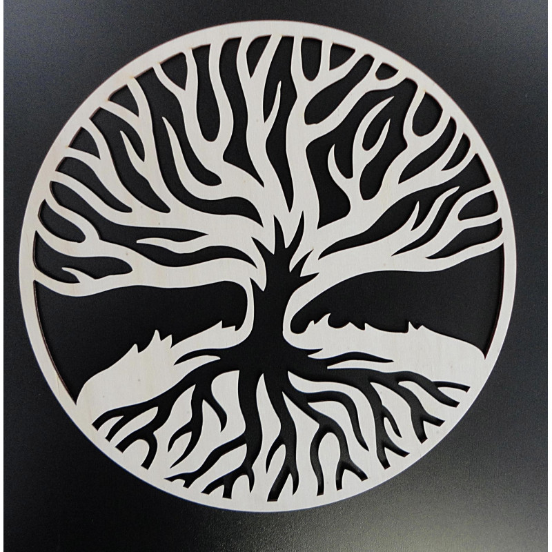 Modern fa rétegelt lemez festmény ROOTS