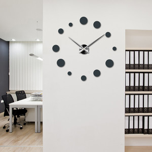 Large wall clock dot modern clock on wall DEKORAJ