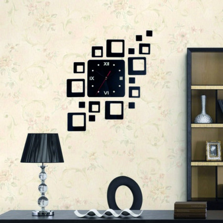 Modern, négyzet alakú falióra 50x40 cm FIGARO Modern, négyzet alakú falióra 50x40 cm FIGARO