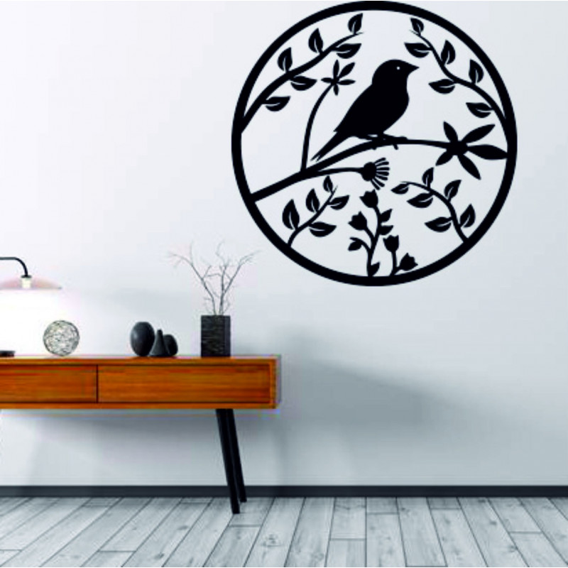 Egy fa festmény egy rétegelt lemezen már tavaszi madár madár