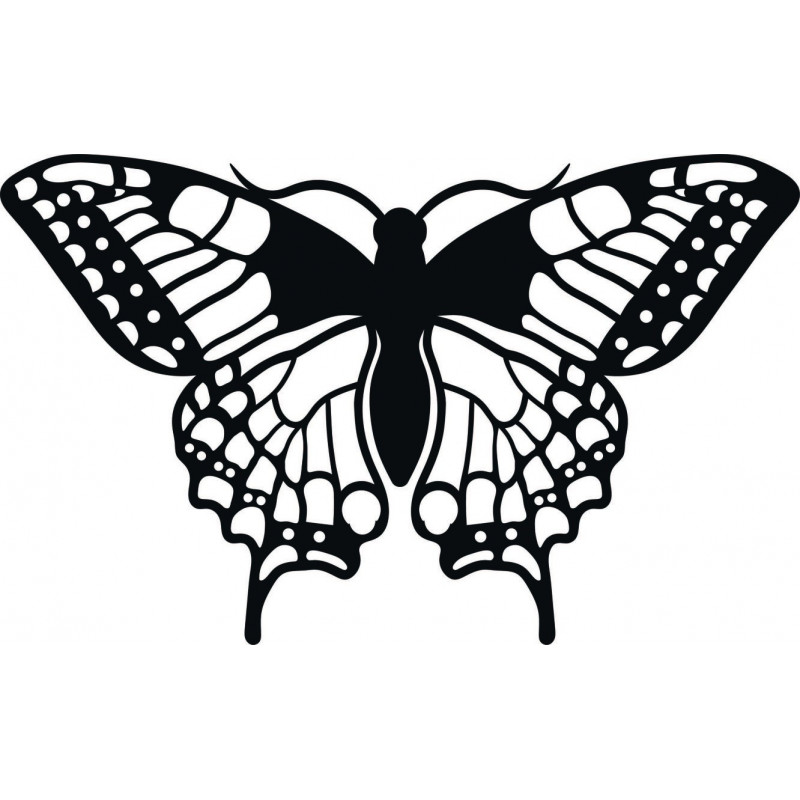 XLL 1100 X 647 mm Éjszakai pillangó faragott LEOPARTID fa rétegelt lemezből