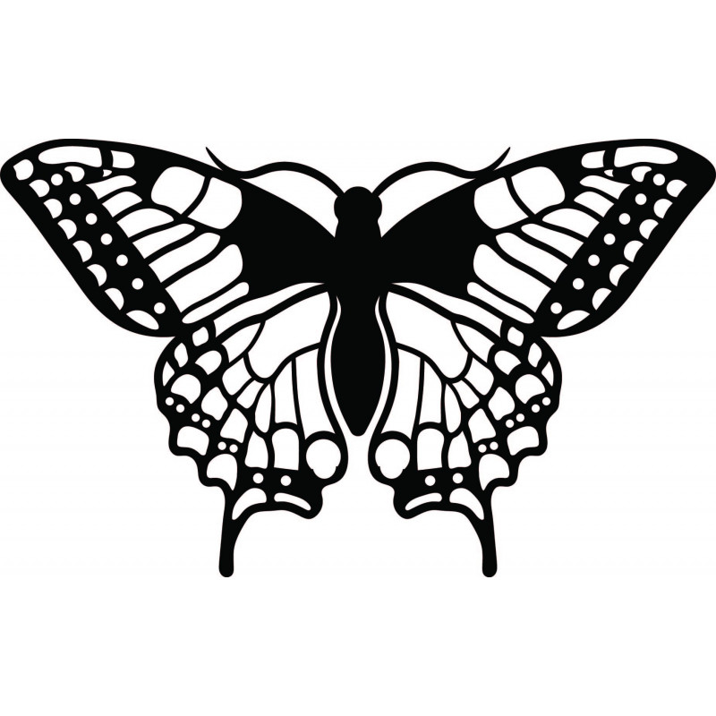 XLL 1100 X 647 mm Éjszakai pillangó faragott LEOPARTID fa rétegelt lemezből