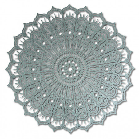 Mandala békevirág fa falfestmény rétegelt lemezből, SILVIA Mandala békevirág fa falfestmény rétegelt lemezből, SILVIA