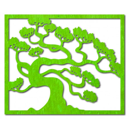 Fából készült kép a falon egy bonsai fa fa rétegelt lemez DRAZSKA