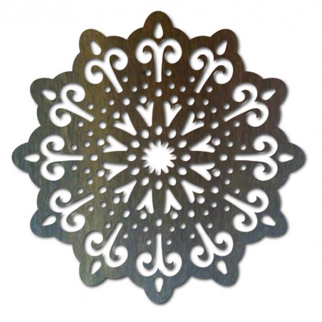 modern falfestmény virág rétegelt lemezből