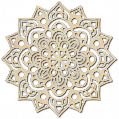 Nagyméretű festmény a falon rétegelt lemezből