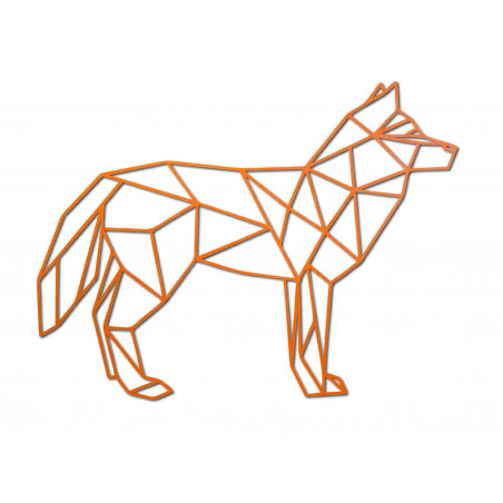 STYLESA faragott rétegelt lemez falfestmény, farkas, PR0231, fekete STYLESA faragott rétegelt lemez falfestmény, farkas, PR0231, fekete