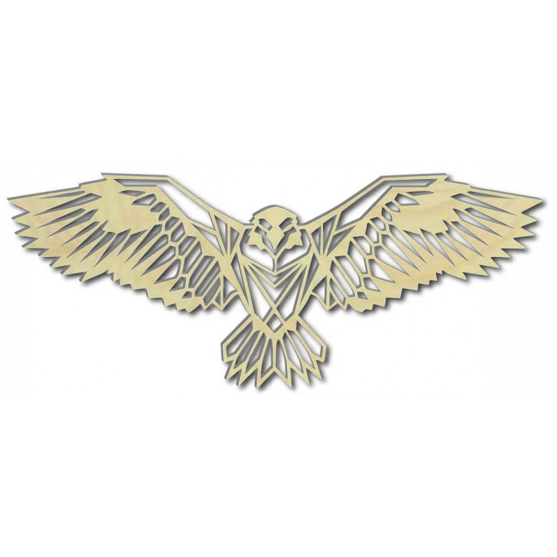 SENTOP faragott fából készült sas kép PR0233 fekete