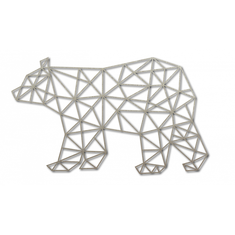 SENTOP Faragott kép a medve falán fekete