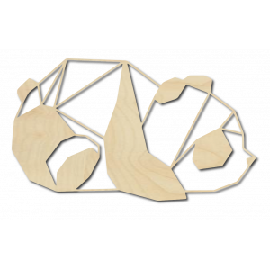 SENTOP Faragott falfestmény medve PR0242 fekete 2