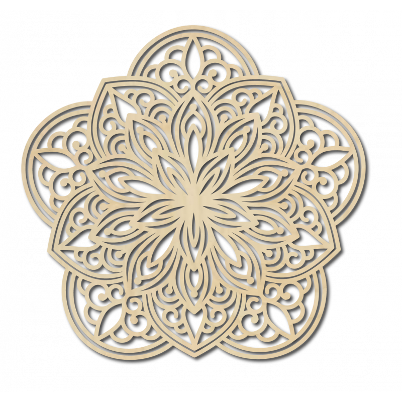 fából készült kép a falon