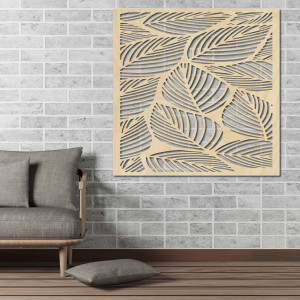 Faragott fából készült fal kép a rétegelt lemezből ORKO