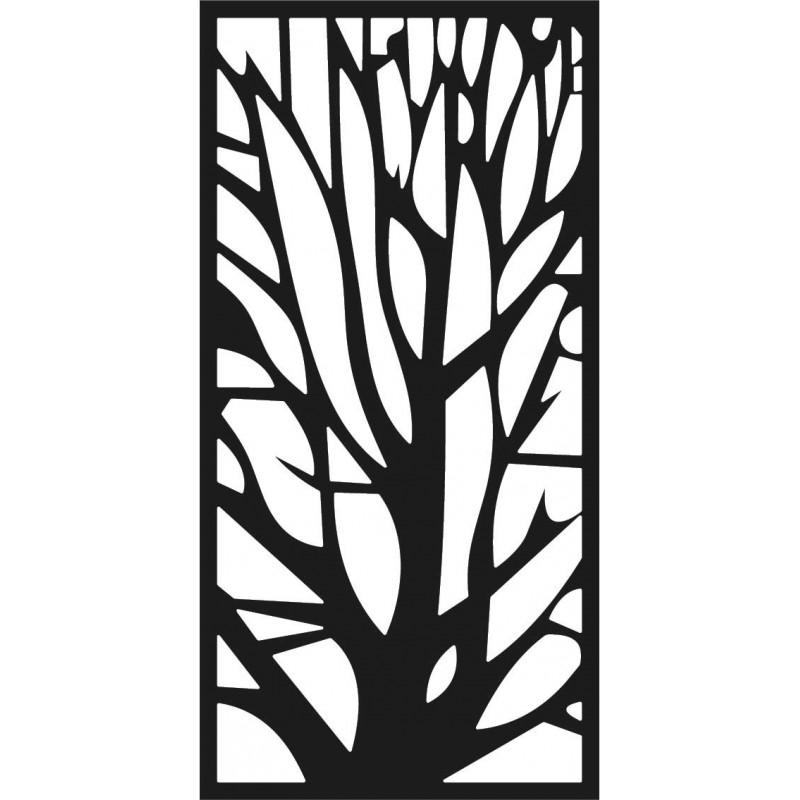 Fából készült rétegelt lemezből faragott falfestés KONKOSM