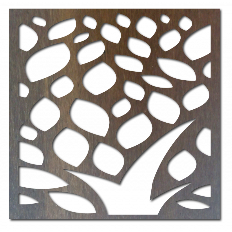 Faragott kép a fa furnér falán virág LUSEKOJ