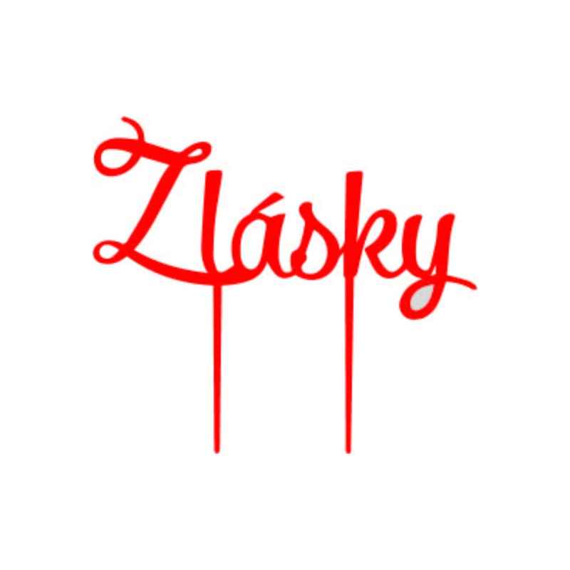 Műanyag barázdás süteménydísz a szerelemről Méretek 190 x 166 mm