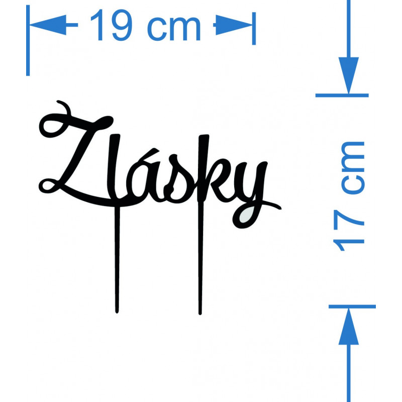 Műanyag barázdás süteménydísz a szerelemről Méretek 190 x 166 mm