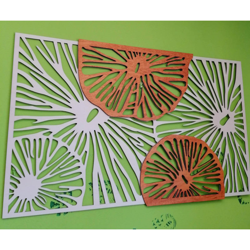 Elegáns fából készült fali dekoráció...