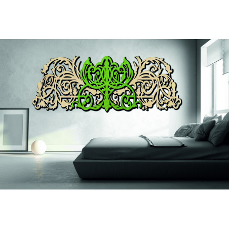 3D faragott kép rétegelt lemezből, nyárfa hátlap