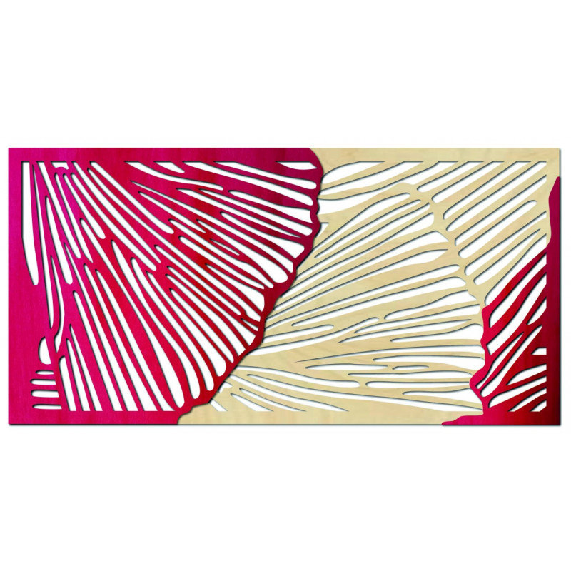 Ízléses 3D falikép rétegelt lemezből