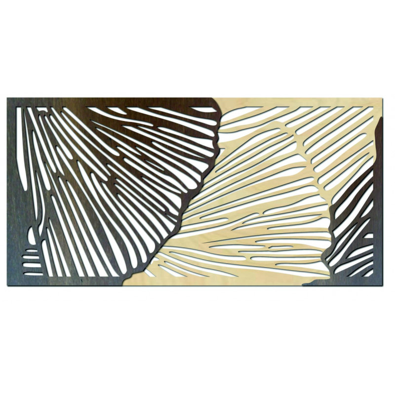 Ízléses 3D falikép rétegelt lemezből