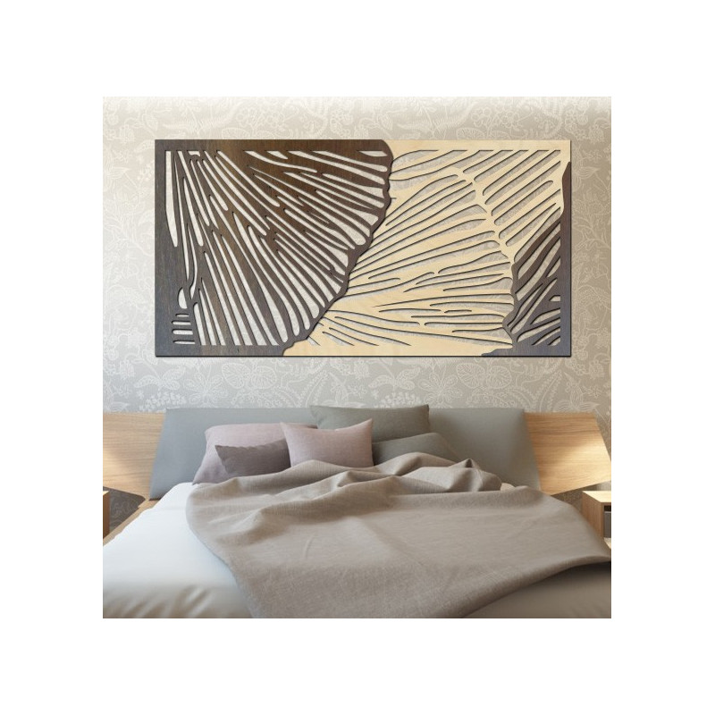 Ízléses 3D falikép rétegelt lemezből