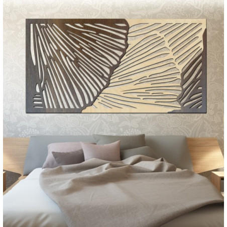 Ízléses 3D falikép rétegelt lemezből