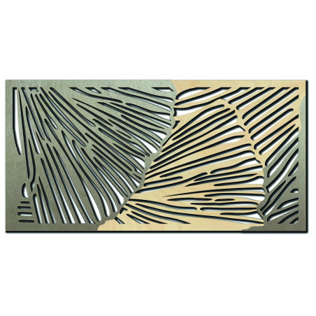 Ízléses 3D falikép rétegelt lemezből, hátsó rész Topol eredeti, elülső rész színe tetszés szerint választható