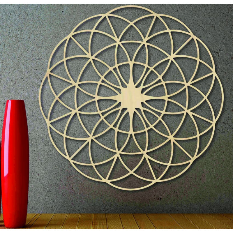 Magic wooden mandala for the wall - Circles I diameter FI 50, 60, 70, 80, 90, cm