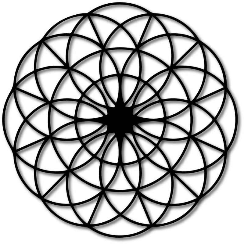 Varázslatos fa mandala a falon - Körök I...