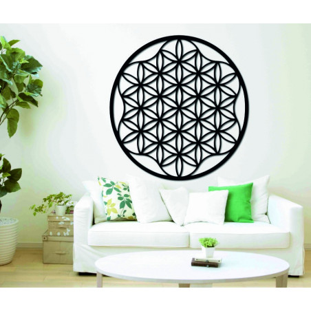 Egy mandala képe rétegelt lemezről 120 cm -ig