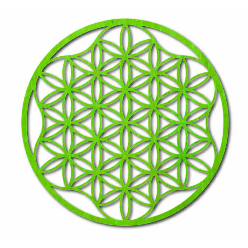 Egy mandala képe rétegelt lemezről 120 cm -ig